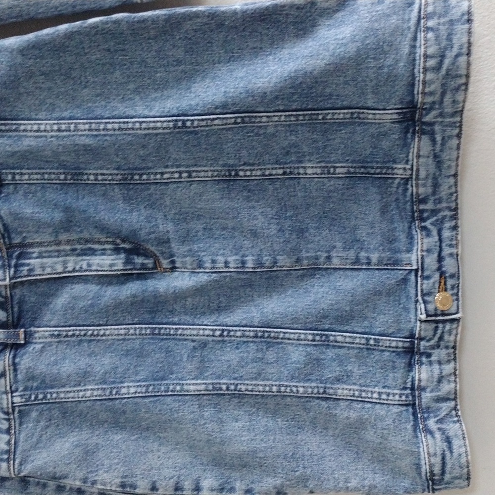 GUESS Girls' Eco Stretch Denim Dress Size 16 - Picture 7 of 16